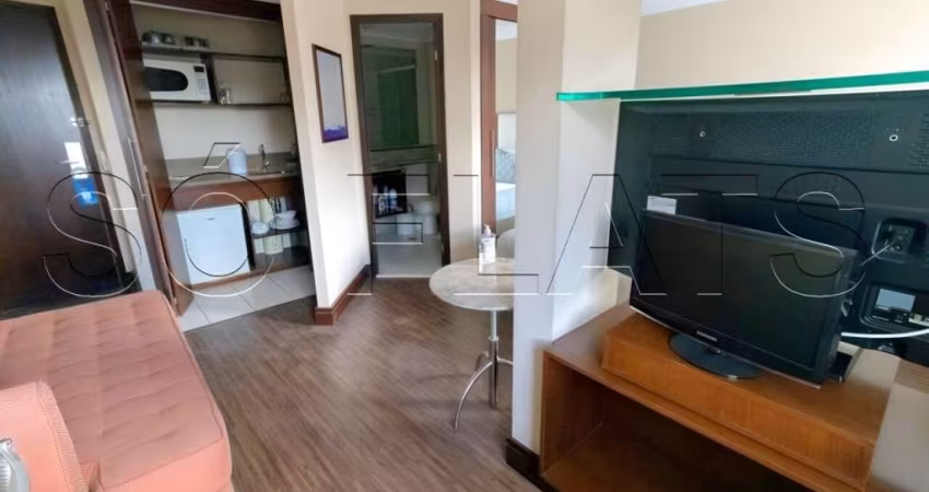 Flat Transamérica International Plaza disponível para venda com 54m² e 02 vagas de garagem