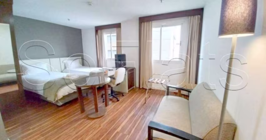 Flat Wyndham São Paulo Paulista disponível para venda com 32m² e 01 vaga de garagem