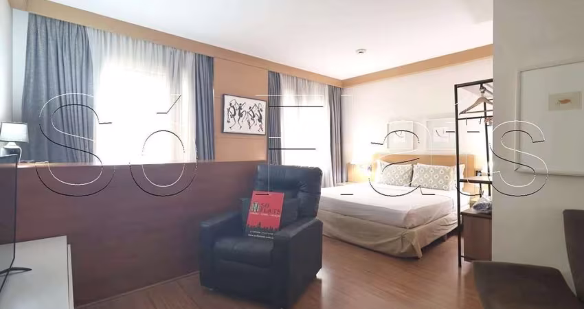 Flat Tryp Tatuapé disponível para venda com 28m², 01 dorm e 01 vaga de garagem