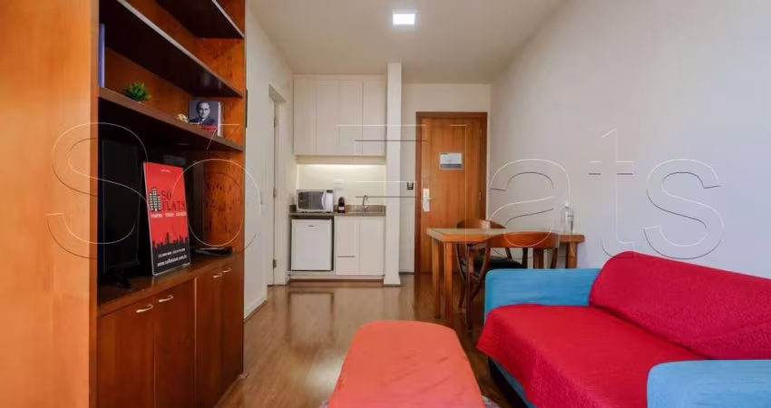 Flat Grand Mercure Itaim disponível para venda com 34m², 01 dormitório  e 01 vaga de garagem