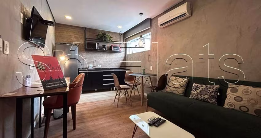 Heritage Residence, flat na Bela Vista disponível para locação contendo 36m² e 1 dormitório.