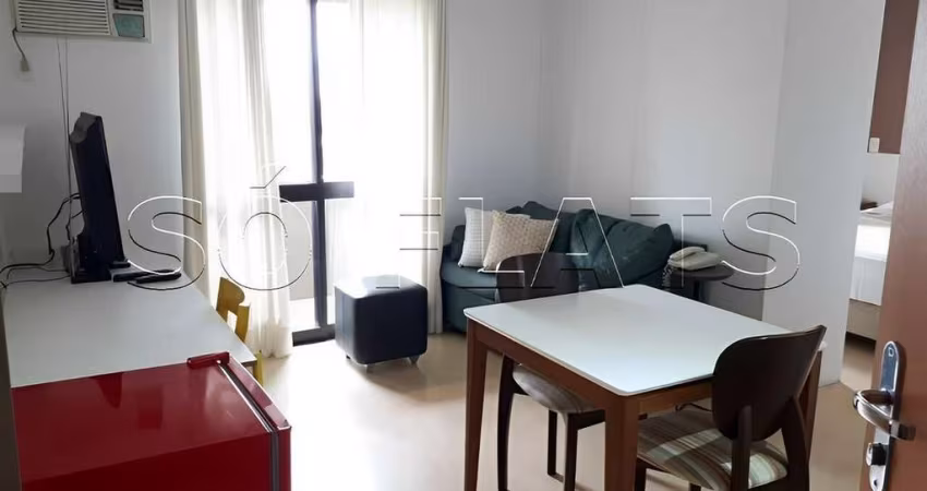 Flat Riverside disponível para venda com 35m², 01 dorm e 01 vaga