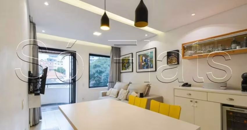 Flat Conde Luciano disponível para venda com 50m², 01 dorm e 01 vaga de garagem