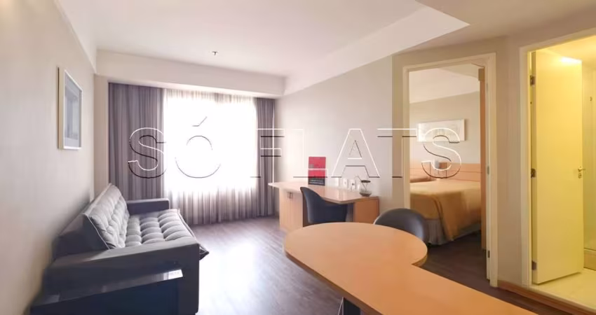 Apto em Guarulhos com fácil acesso a SP com 32m², 1 dormitório e 1 vaga, disponível para locação.