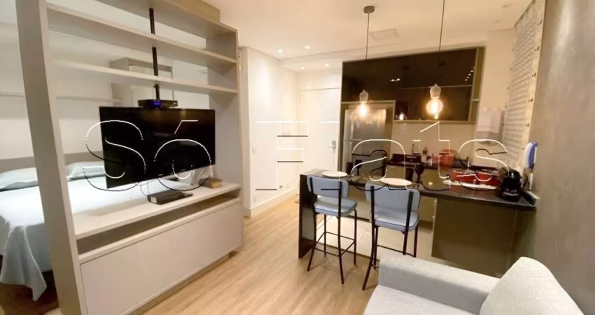 ADD Nova Berrini, apto disponível para locação contendo 33m², 1 dormitório e 1 vaga.