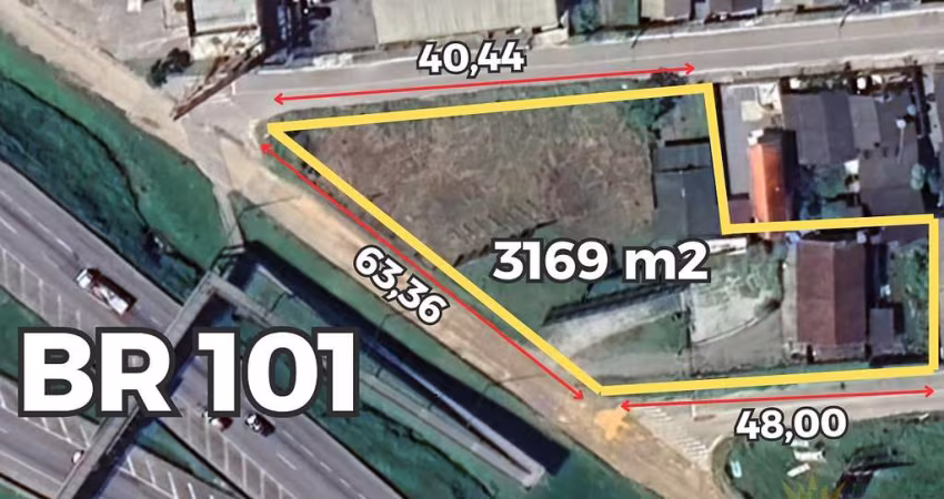 &amp;#127959;&amp;#65039; EXCELENTE ÁREA DE FRENTE PARA A BR-101