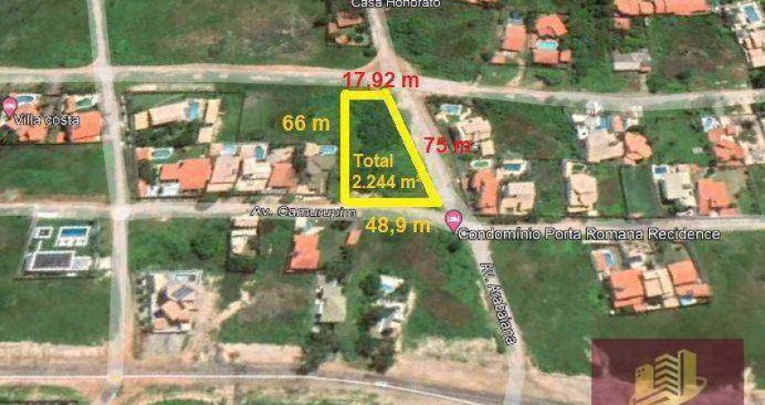 Terreno à venda, 2244 m² por R$ 750.000,00 - Porto das Dunas - Aquiraz/CE
