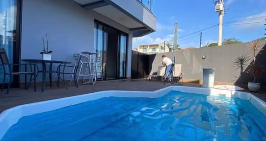 Casa com 4 Suítes Modernas Mobiliada aprox. 70m na Praia do Cascalho, com maravilhoso pôr do sol em Penha / SC. Ref. 469