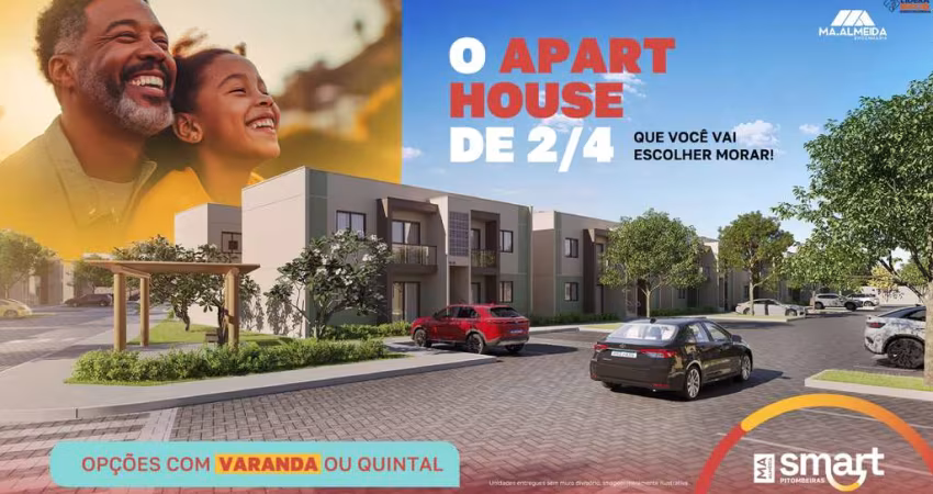 Lançamento Apartamento residencial para Venda em condominio fechado, Campo Limpo, Feira de Santana, 2 quartos, 1 sala, 1 banheiro, 1 vaga 43,44 m² áre