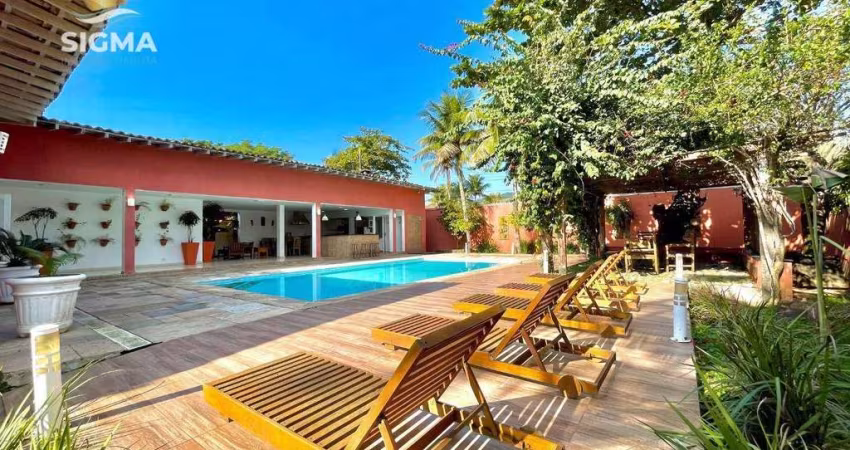PERTO DO MAR - Casa na praia 7suítes Piscina  Espaço gourmet  Pernambuco Guarujá.