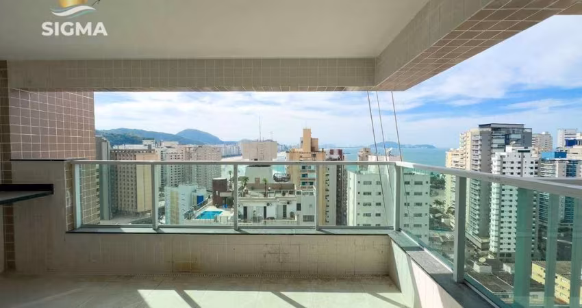 Perto da praia - Apartamento com 3 dormitórios - Condomínio com lazer completo - 2 vagas - Jardim Astúrias - Guarujá/SP>