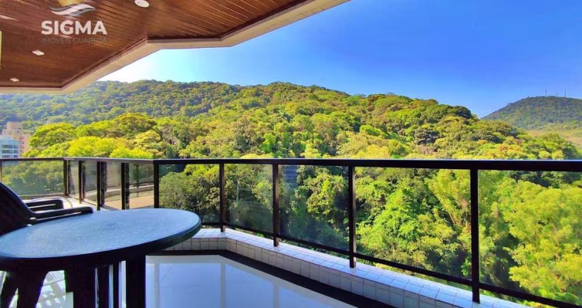 Perto da praia: Apartamento com 4 suítes - Condomínio com piscina - 2 vagas - Pitangueiras - Guarujá/SP.
