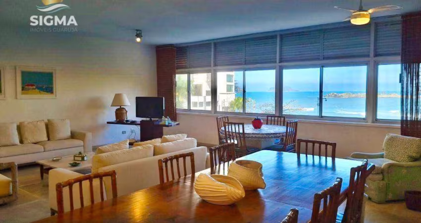 Frente mar - Apartamento à venda com 4 dormitórios - 2 vagas - Pitangueiras - Guarujá/SP