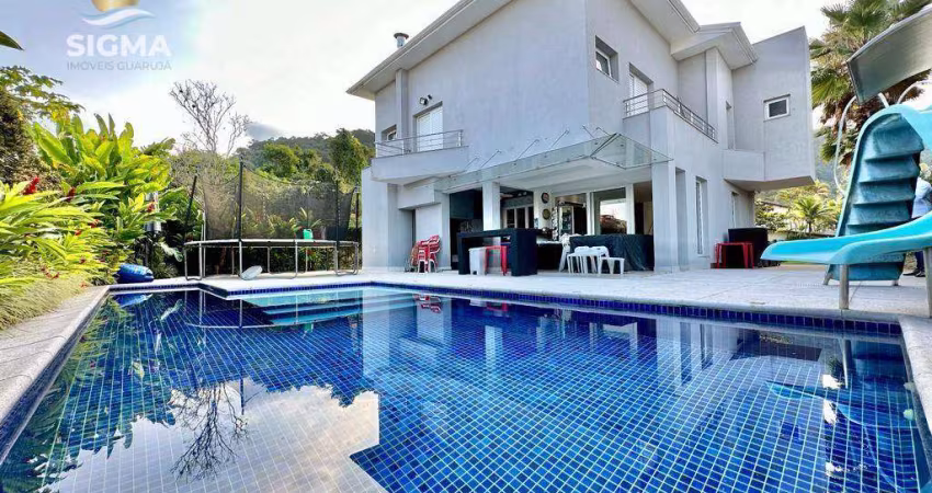 Linda Residência à venda com 5 suítes, 400 m² por R$ 2.600.000 - Enseada - Guarujá/SP