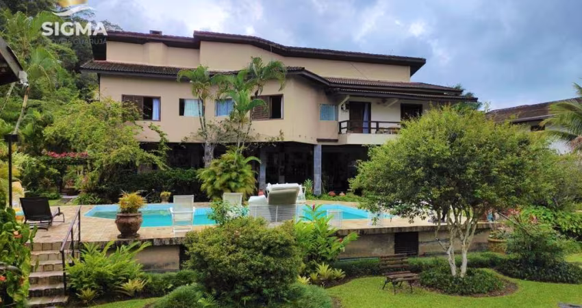Casa na praia, Condomínio fechado, 4 suítes, Piscina, Churrasqueira, Jardim, Costão do Pernambuco, Guarujá