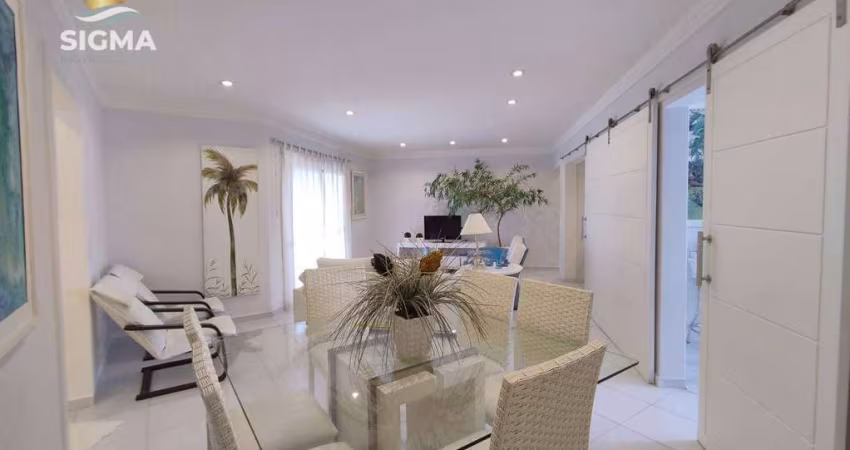 Apartamento com 4 Suítes à venda na Praia das Pitangueiras, Guarujá/SP.