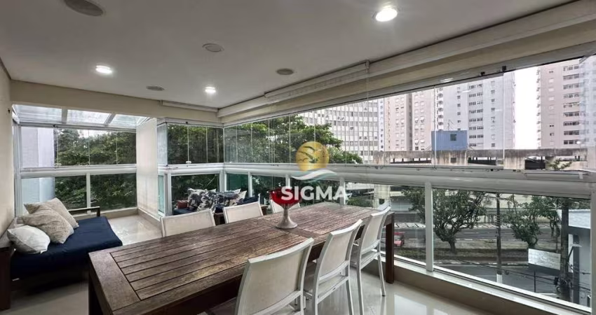 PERTO DO MAR - Apartamento com 3 suítes à venda na Praia das Pitangueiras - Guarujá/SP.