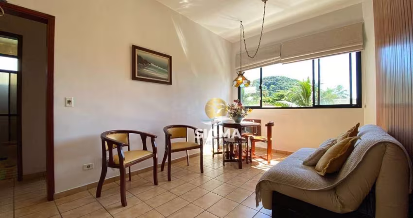 Apartamento com 1 quarto à venda, 46 m² por R$ 320.000 - Tombo - Guarujá/SP.
