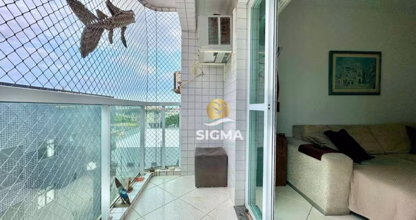 Apartamento com 2 dormitórios à venda, 75 m² por R$ 620.000,00 - Tombo - Guarujá/SP