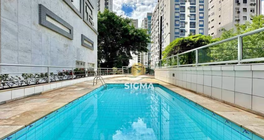 Apartamento com 4 quartos sendo 1 suíte à venda, 130 m² por R$ 700.000 - Pitangueiras - Guarujá/SP.