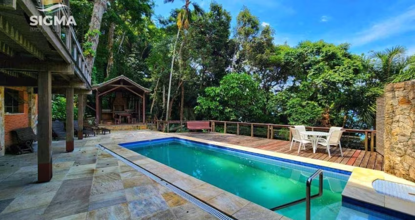 Casa com 4 dormitórios à venda no Sorocotuba,  Guarujá/SP