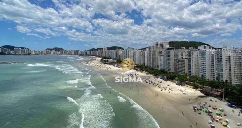 FRENTE MAR - Apartamento com 3 Suítes à venda na Praia das Pitangueiras - Guarujá/SP.