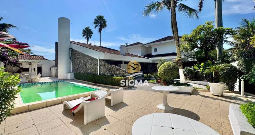 Casa com 6 sendo 4 suítes à venda, 299 m² por R$ 1.500.000 - Balneário Praia do Perequê - Guarujá/SP.