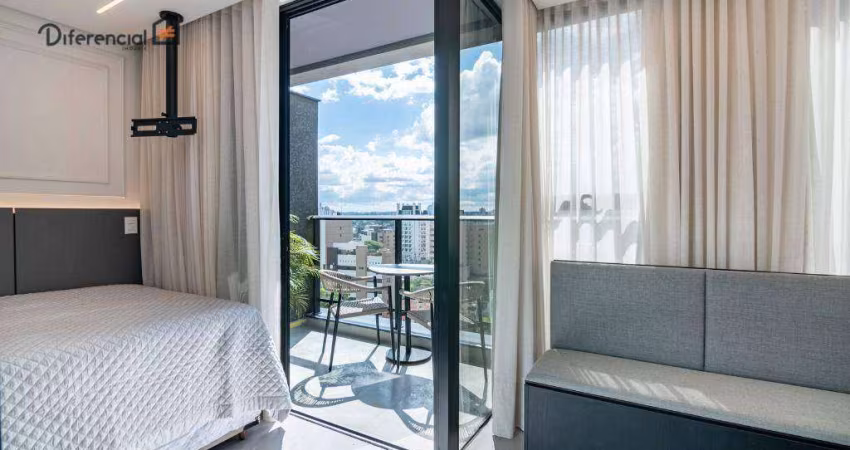 Studio com 1 dormitório para alugar, 23 m² por R$ 3.470,00/mês - Batel - Curitiba/PR