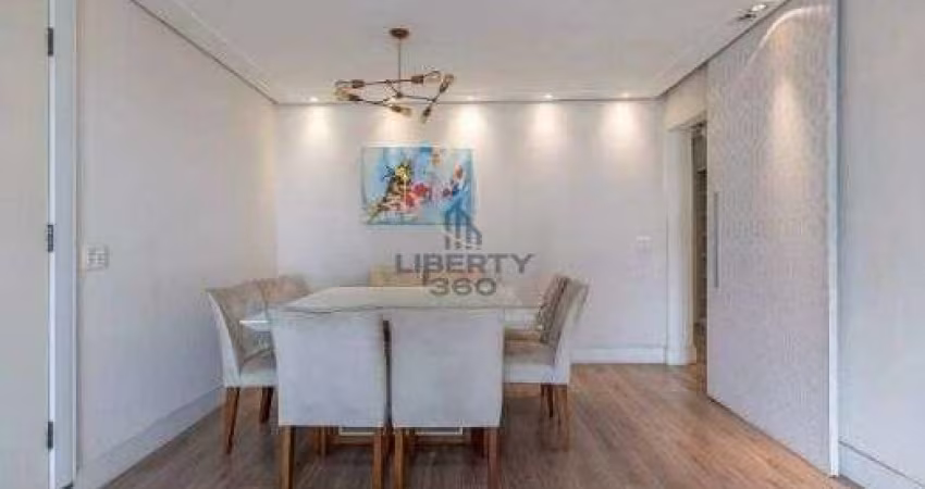 Apartamento a venda com 144m² - 3 suítes - Vila Valparaíso - Santo André - SP