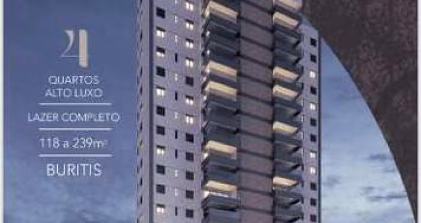 Apartamento com área privativa à venda, 4 quartos, 1 suíte, 4 vagas, Buritis - Belo Horizonte/MG