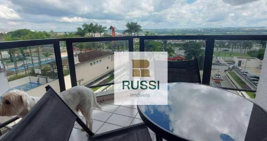 Apartamento com 3 dormitórios para alugar, 134 m² por R$ 6.975,00/mês - Aquarius - São José dos Campos/SP