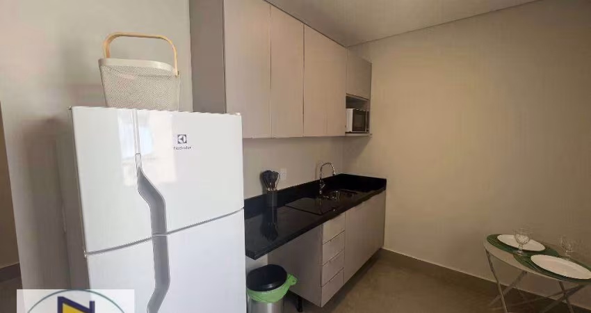 Apartamento com 1 dormitório para alugar, 25 m² - Centro - São Bernardo do Campo/SP