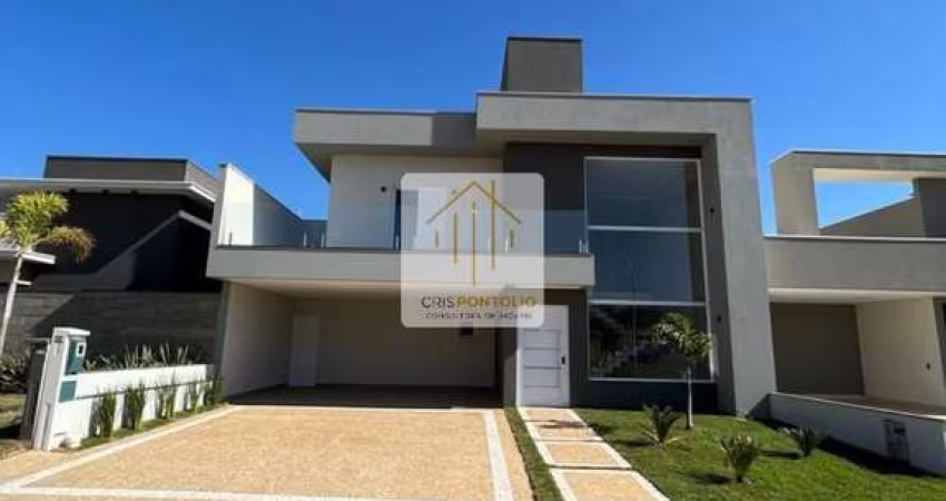 Luxuosa Casa em Condomínio à Venda em Indaiatuba-SP, Jardim Residencial Dona Maria José  3 Suítes, 2 Salas, 6 Banheiros, 4 Vagas - 284m²