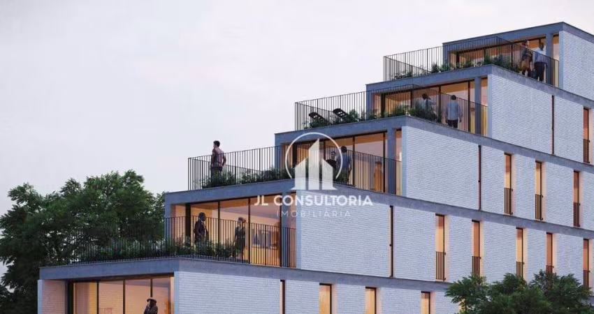 Cobertura com 1 dormitório à venda, 75 m² por R$ 769.600 - Portão - Curitiba/PR
