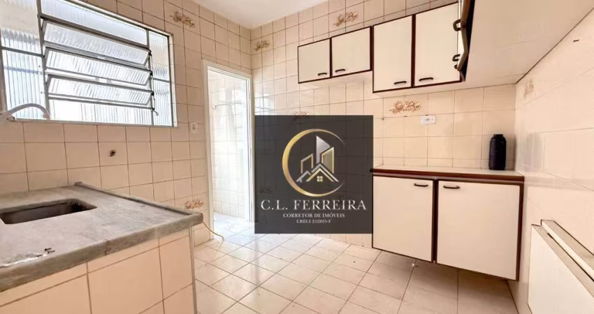Apartamento com 2 dormitórios à venda, 60 m² por R$ 360.000 - Canto do Forte - Praia Grande/SP