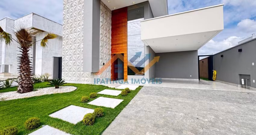 Casa de alto padrão em condomínio fechado Lagoa Silvana.