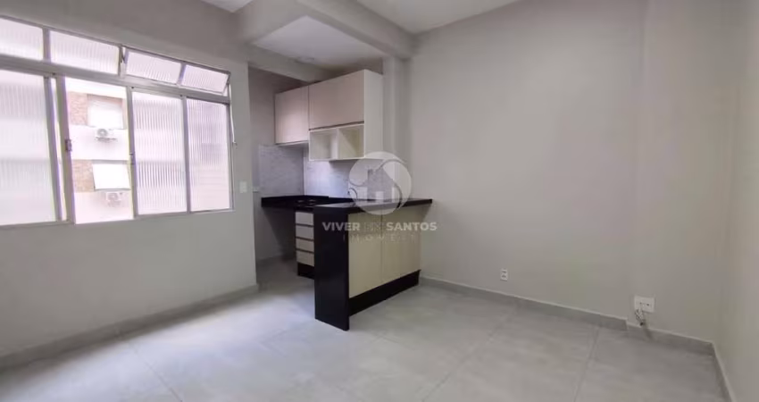 Apartamento à venda, 1 quarto, 1 vaga, Ponta da Praia - Santos/SP