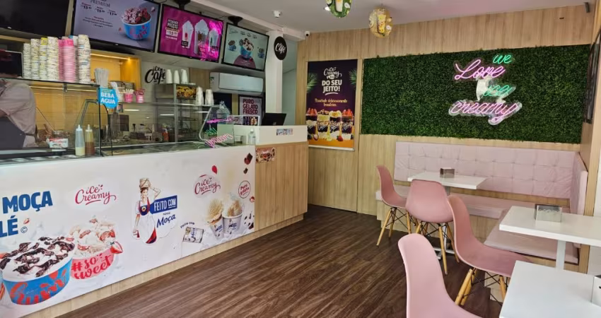 Sorveteria completa. Vende-se instalações completa da sorveteria e transferência da locação.