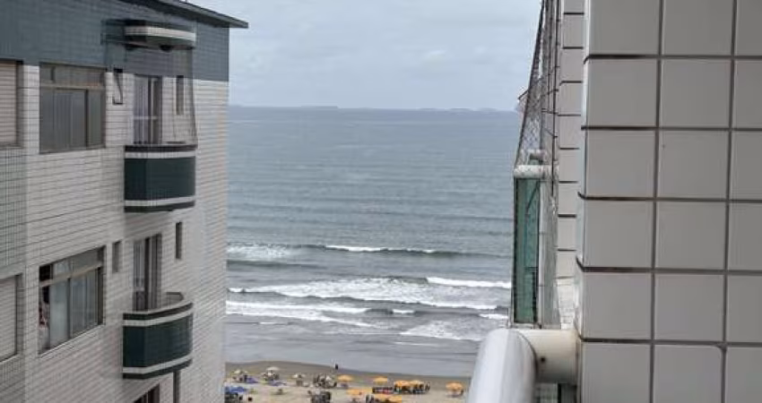 Apartamento com 2 dormitórios com sacada VISTA MAR à venda no Bairro Guilhermina - Praia Grande/SP