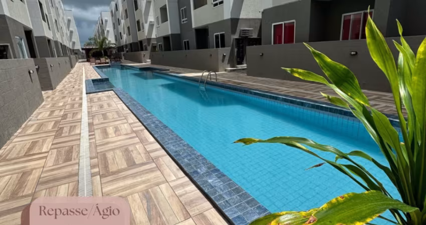 Apartamento térreo, com varanda, suíte e área de lazer para Repasse/Ágio no Bairro do Planalto do Boa Esperança Região  De Gramame João Pessoa Paraiba.