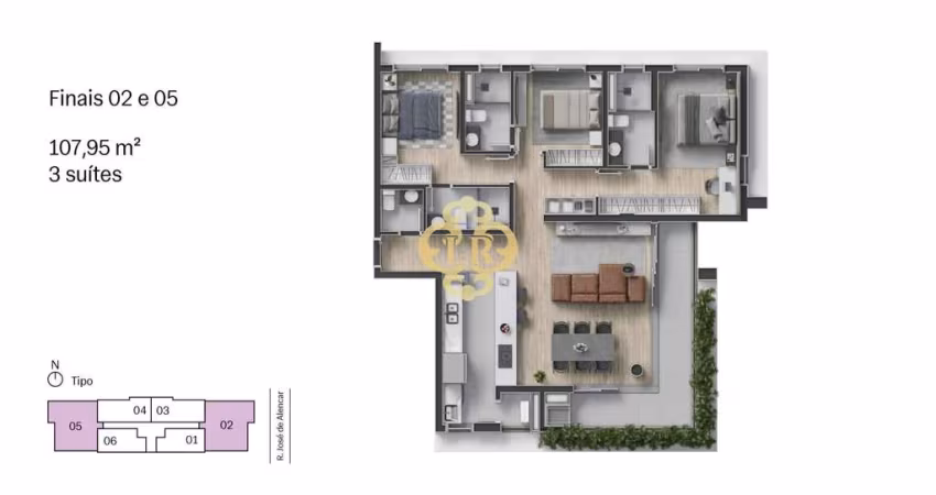 Galeria Hype Casa Nativa - Apartamento à venda no bairro Juvevê - Curitiba/PR