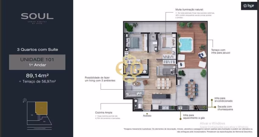 Soul Urban Habitat - Apartamento à venda no bairro Boa Vista - Curitiba/PR