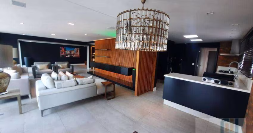 Apartamento com 3 dormitórios para alugar, 258 m² por R$ 18.000/mês - Edifício Vogue - Alphaville -- Barueri/SP