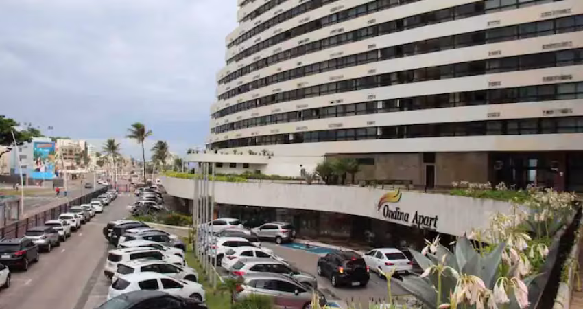 Apartamento com 2/4, vista mar, 1 vaga, em Ondina
