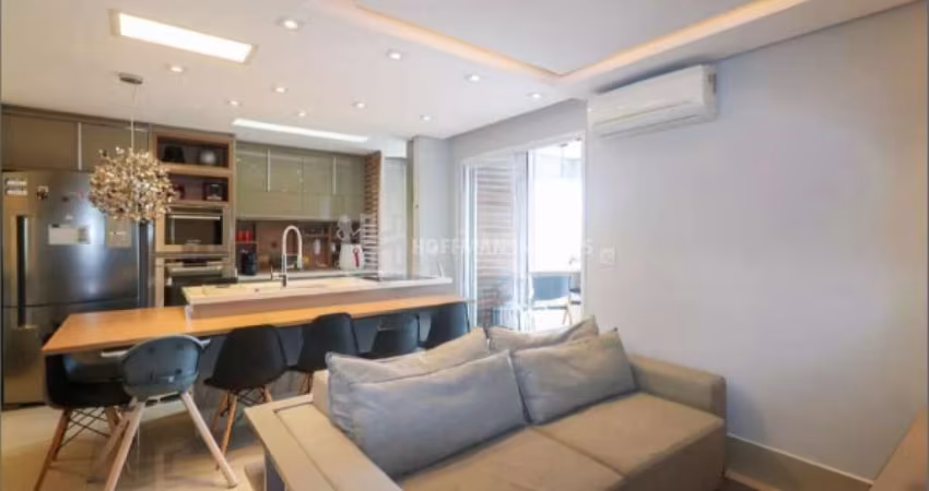 Apartamento com  2 suítes 2 vagas com sacada gourmet a venda no Barcelona em SCS