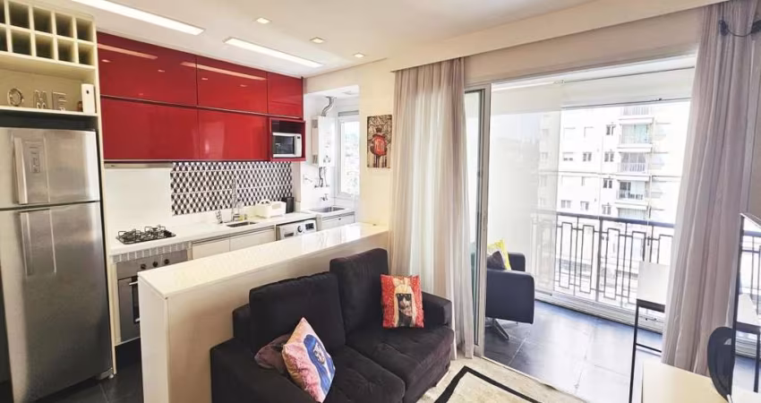 Apartamento Para Locacao, 1 Suite Climatizada, Mobiliado e Decorado, 1 Vaga - Sitio Tambore Alphaville, Barueri, Sp