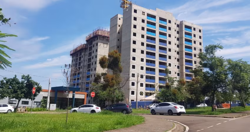 Apartamento bairro Le Monde, 56 m², 2 dormitórios, lazer garagem coberta varanda, conveniéncia