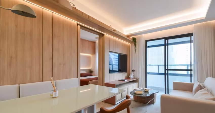 Apartamento tipo para venda com 1 quarto, sendo 1 suíte, 39m²