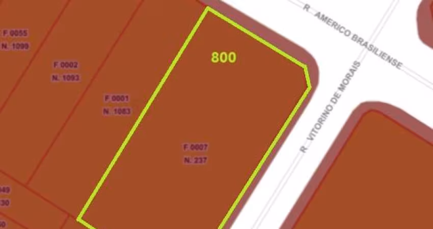 Terreno residencial para venda, 800m²