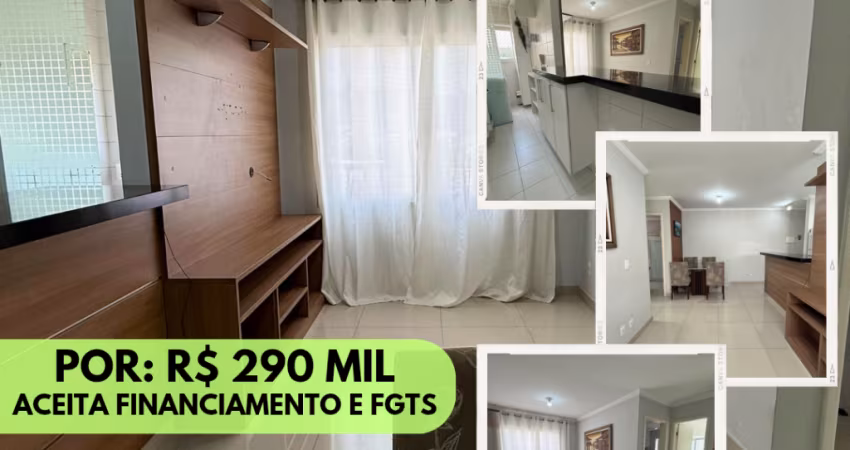 Apto para venda, pronto para morar e porteira fechada, 290 mil, 2 dorms, 6° andar, 1 vaga, 47m2, Portais, Cajamar/SP